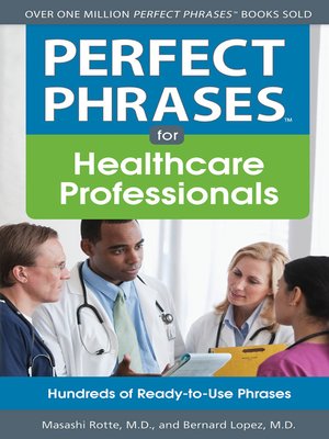 cover image of Perfect Phrases for Healthcare Professionals